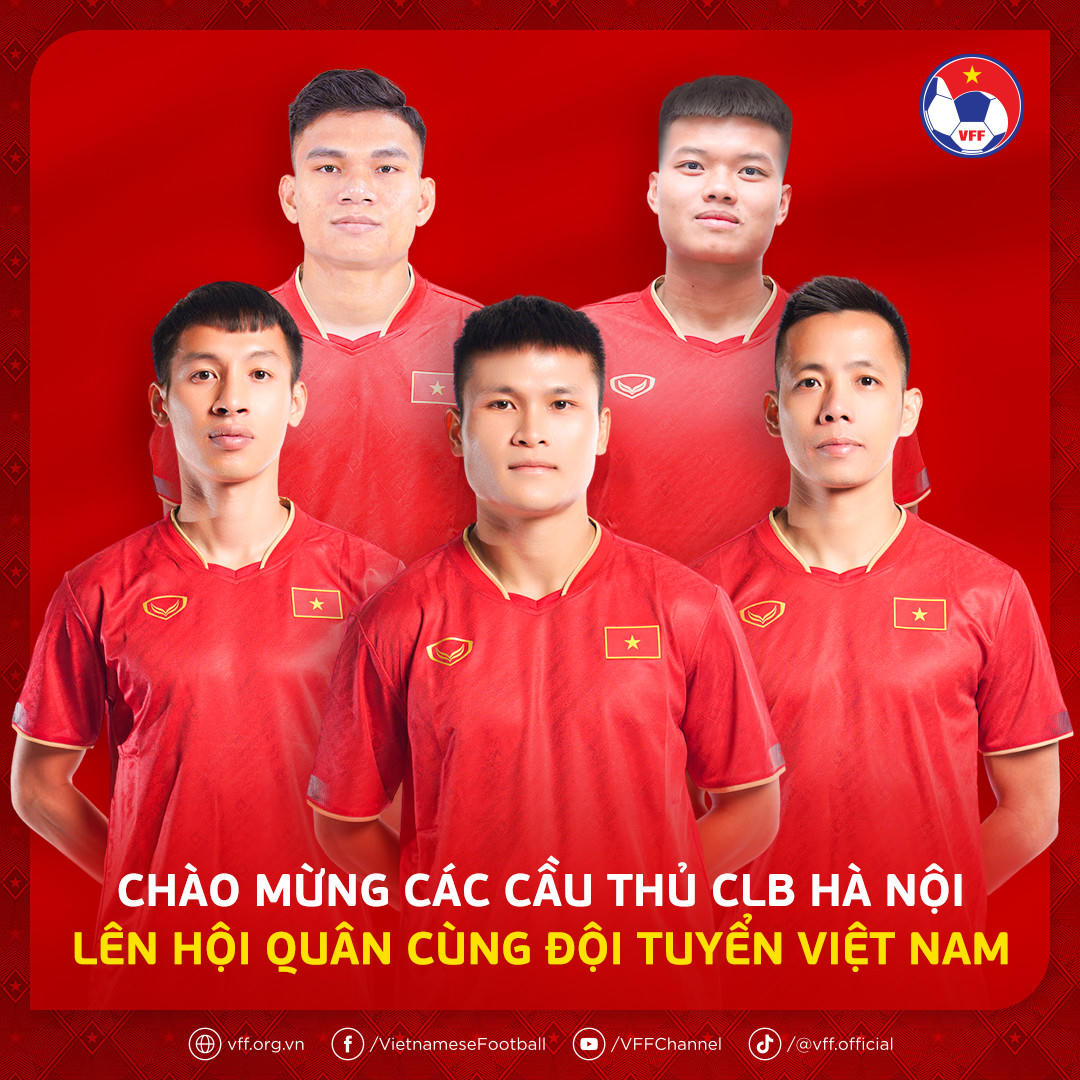 Dàn 'sao' Hà Nội FC hội quân với đội tuyển quốc gia 