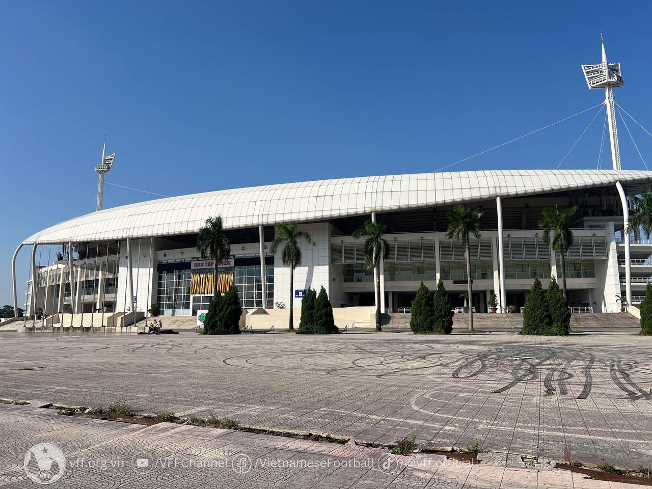 Sân Mỹ Đình sẵn sàng cho trận cầu đỉnh cao