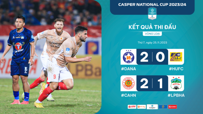 Vòng loại Cúp Quốc gia 2023/24: Công an Hà Nội ngược dòng thành công