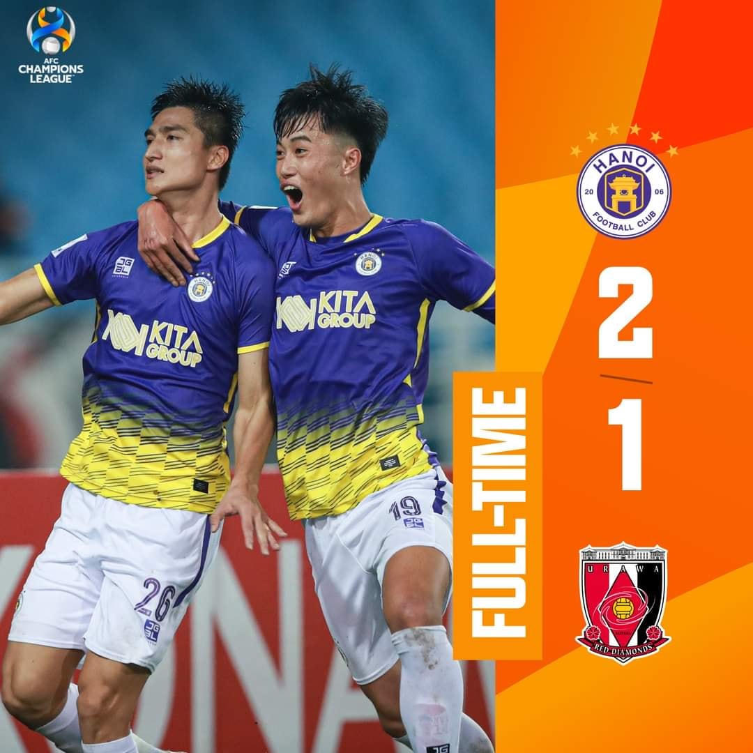 Hà Nội FC đã hạ nhà đương kim vô địch AFC Champions League