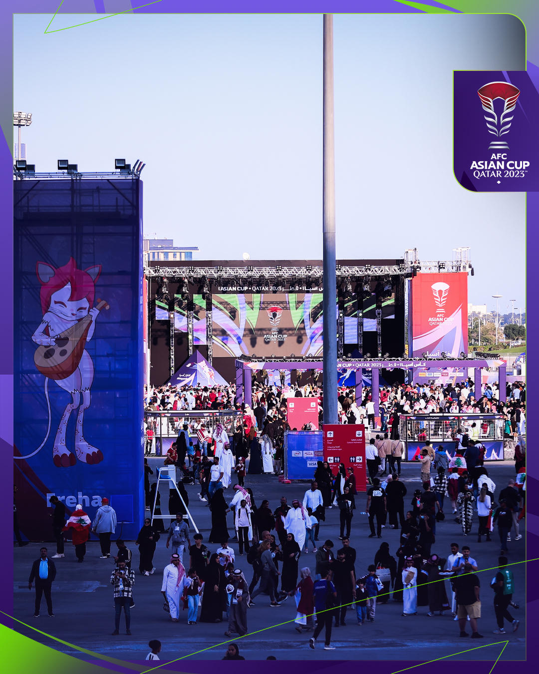 Lễ khai mạc Asian Cup đầy huyền thoại