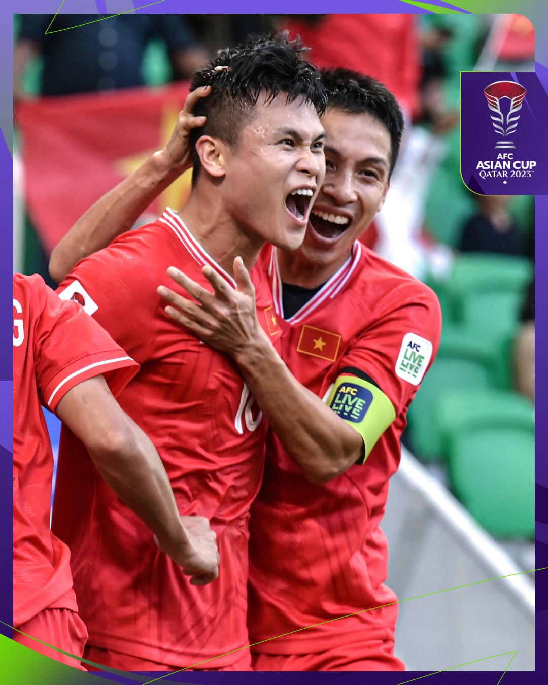 Đỗ Hùng Dũng động viên đồng đội sau hành trình không như ý tại vòng chung kết Asian Cup 2023