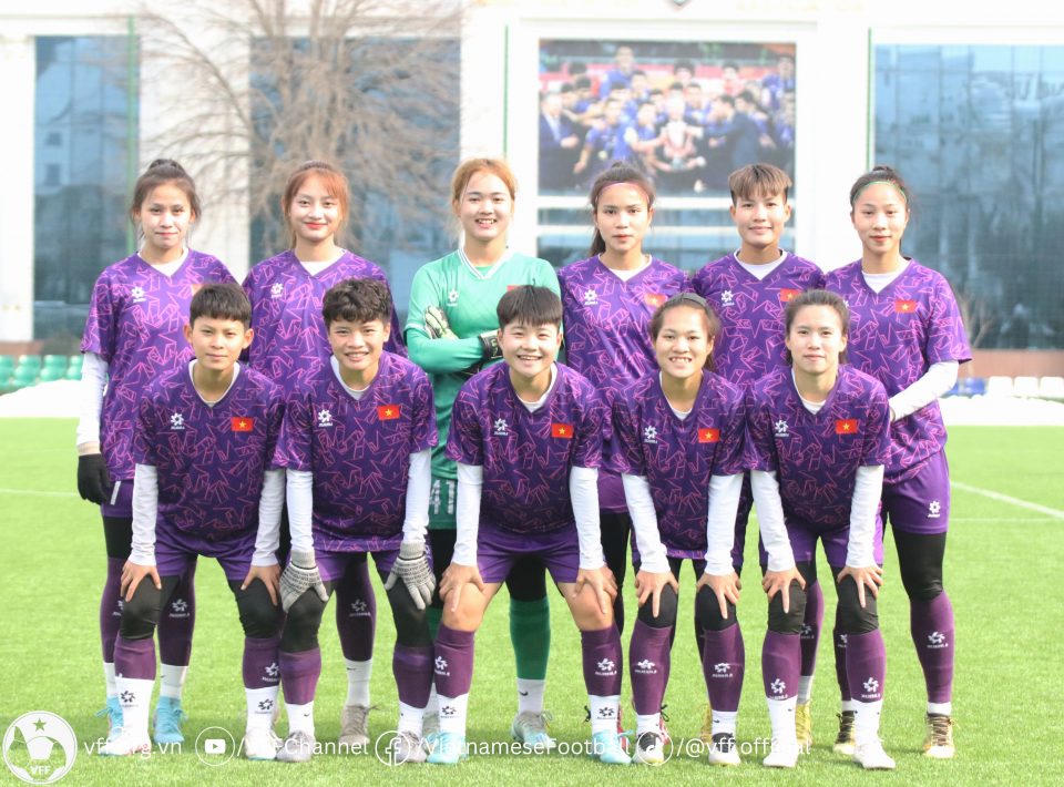 U20 nữ Việt Nam thắng đậm U20 nữ Uzbekistan