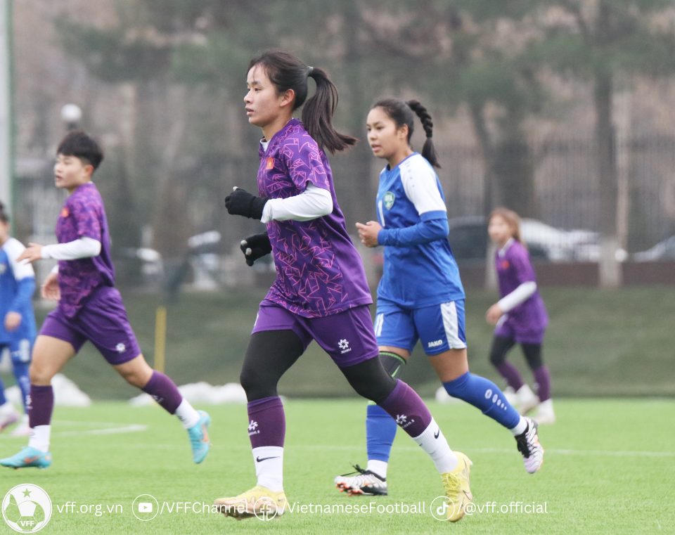 U20 nữ Việt Nam thắng đậm U20 nữ Uzbekistan