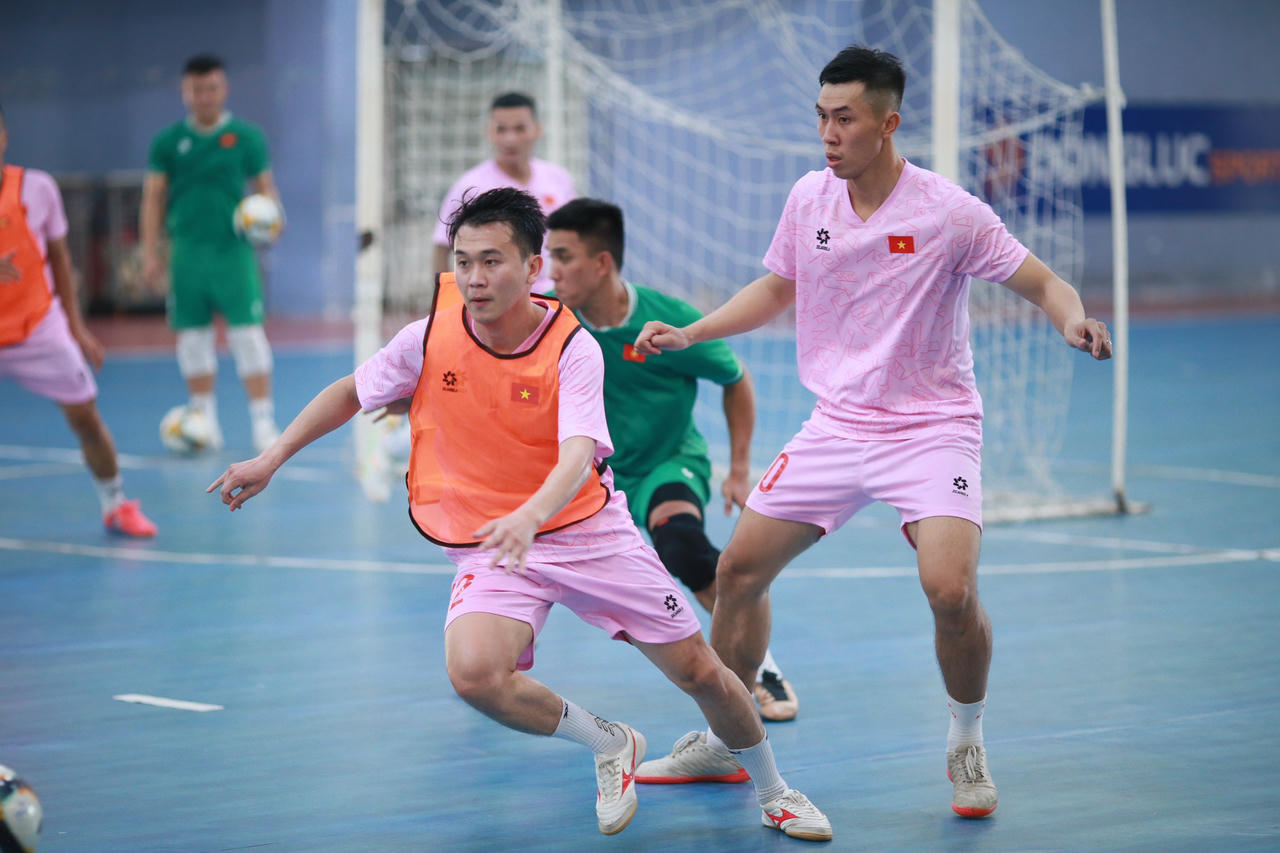 Futsal Việt Nam chuẩn bị cho giải giao hữu tại TP HCM