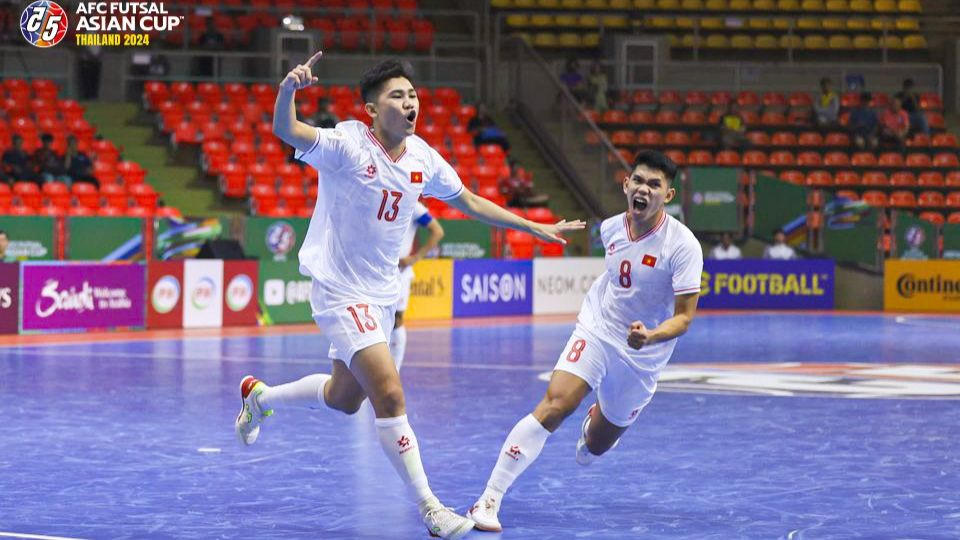 Futsal Việt Nam gặp futsal Uzbekistan ở tứ kết