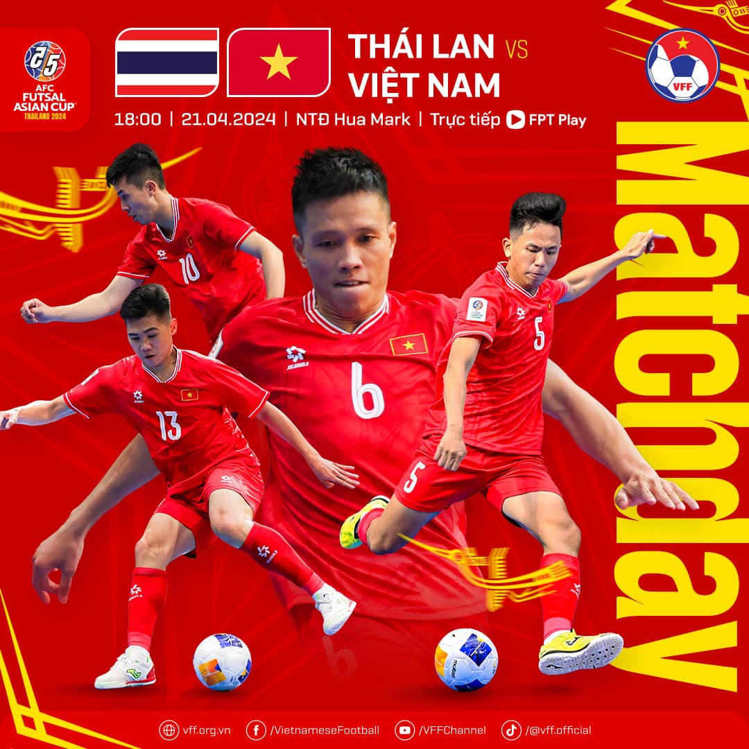 Futsal Việt Nam không cầu hoà trước Thái Lan