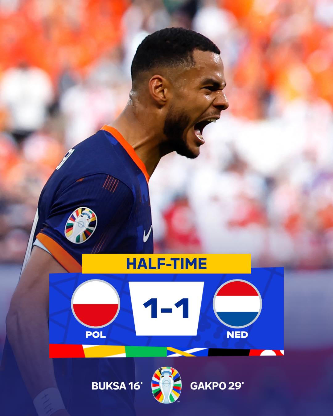 EURO 2024: Hà Lan nhọc nhằn ngược dòng trước Ba Lan