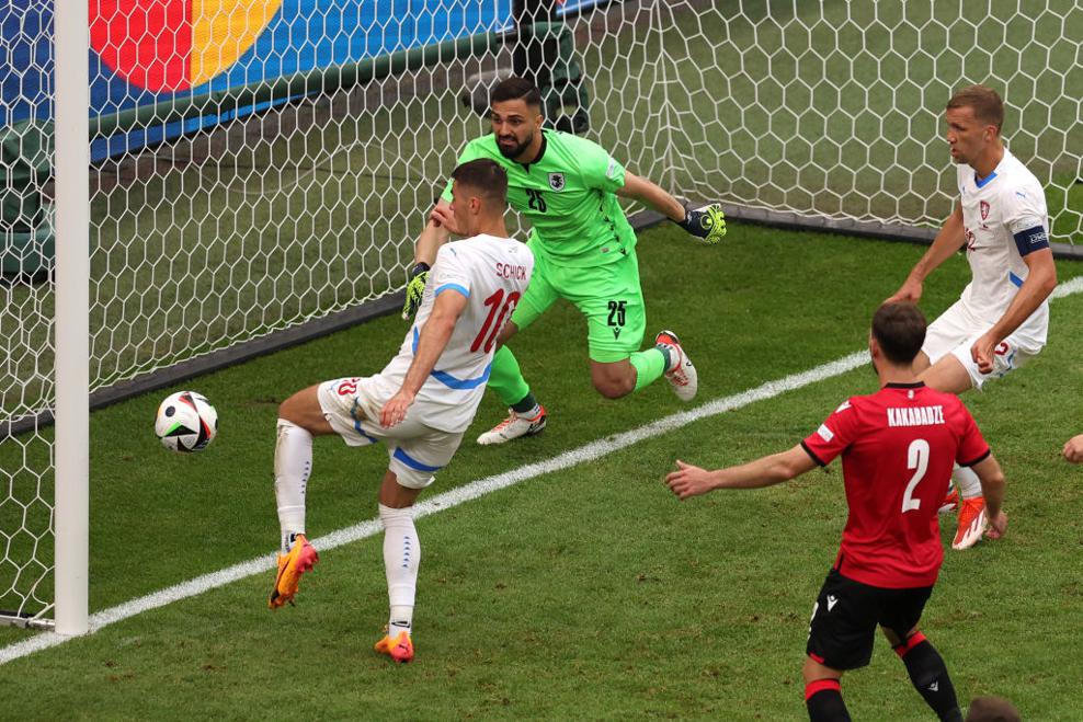 Georgia có 1 điểm khi cầm hoà Séc