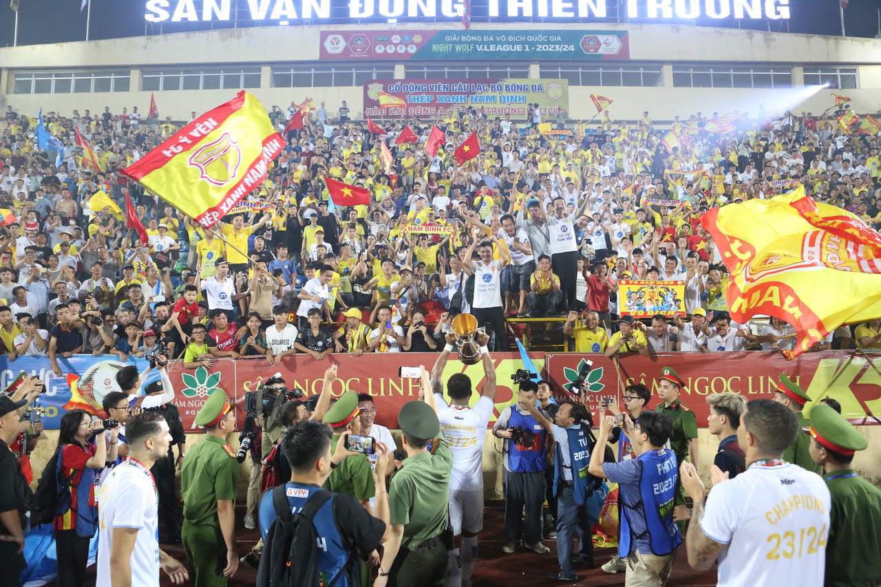  Thép Xanh Nam Định vô địch V.League