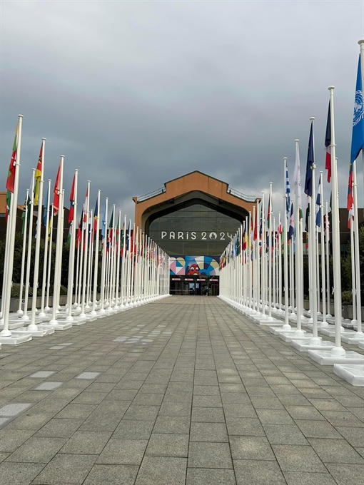 Đoàn thể thao Việt Nam tập luyện ở Pháp