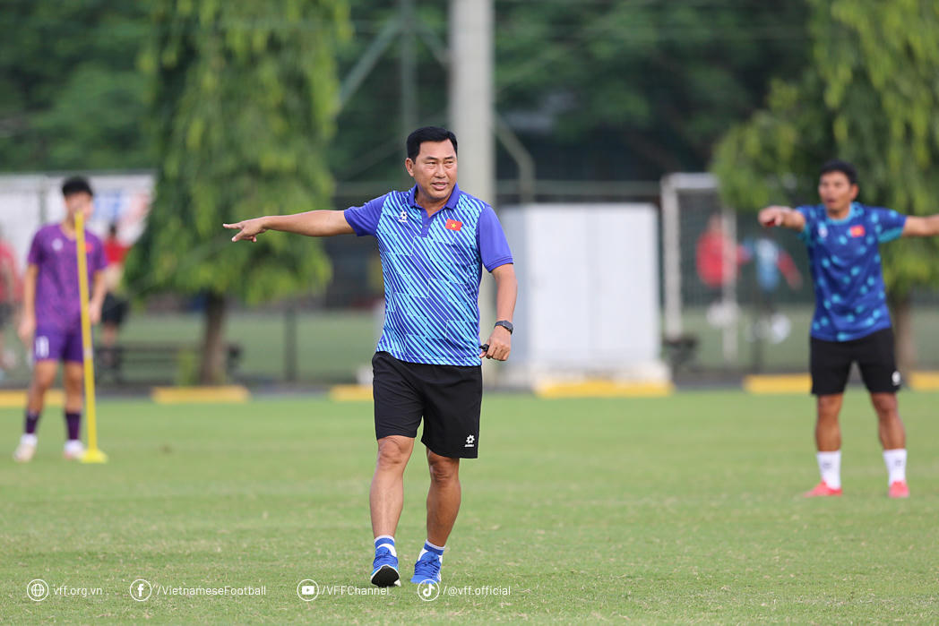 U20 Việt Nam thiếu quân trong đợt tập luyện