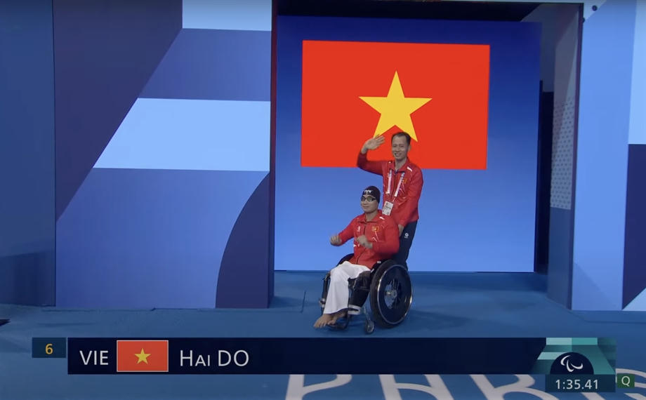 Hai kình ngư Việt Nam lọt Top 5 tại Paralympic 2024