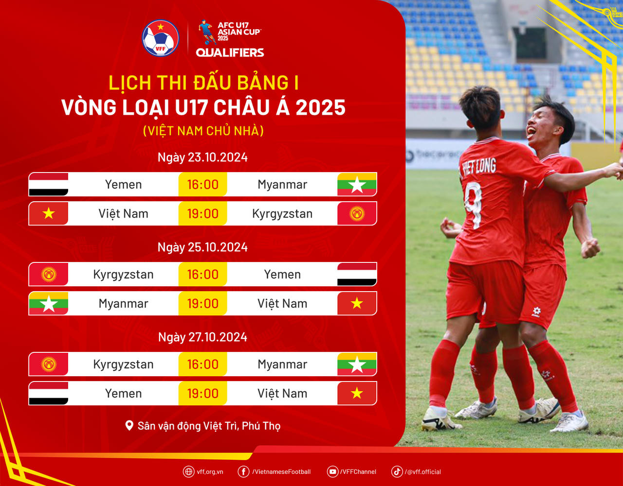 U17 Việt Nam trao cơ hội cho cầu thủ Việt kiều