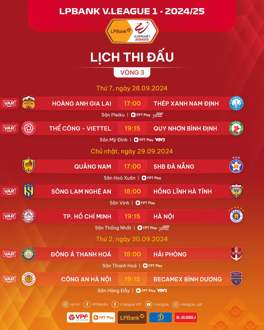Nóng hai trận derby miền Trung