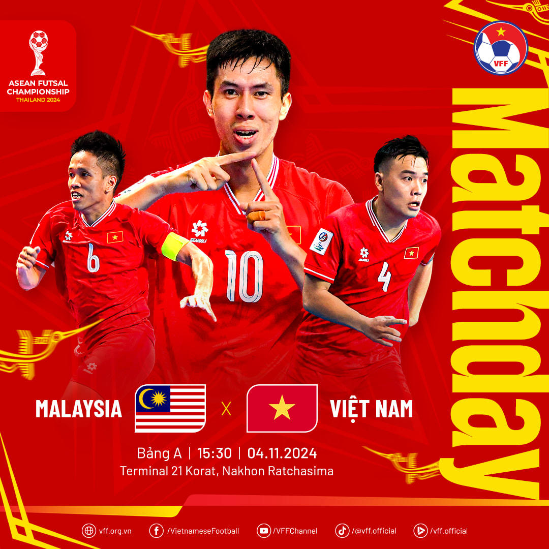 Futsal Việt Nam muốn thắng Malaysia.