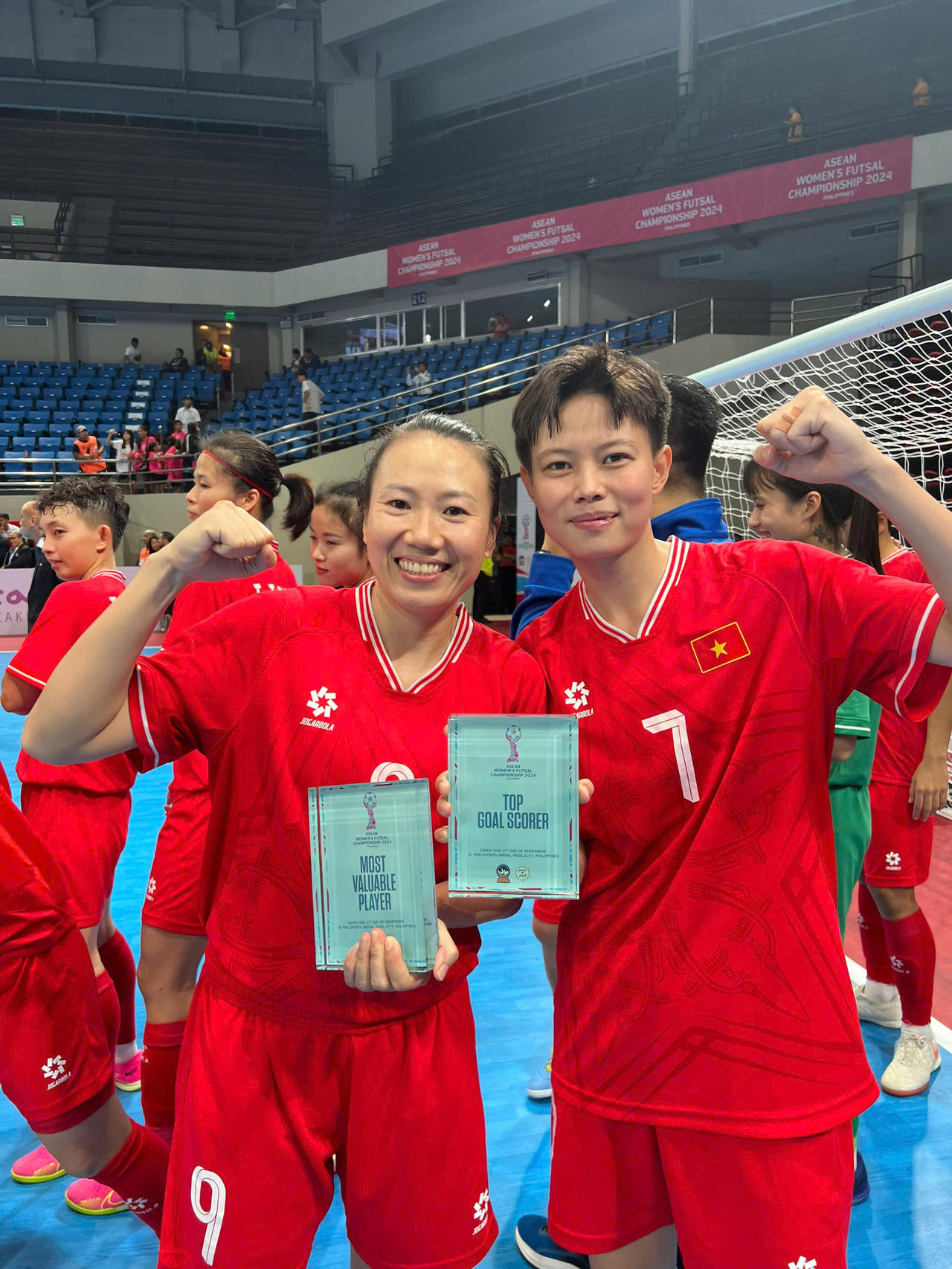  Futsal Việt Nam Vô địch giải futsal nữ Đông Nam Á 2024