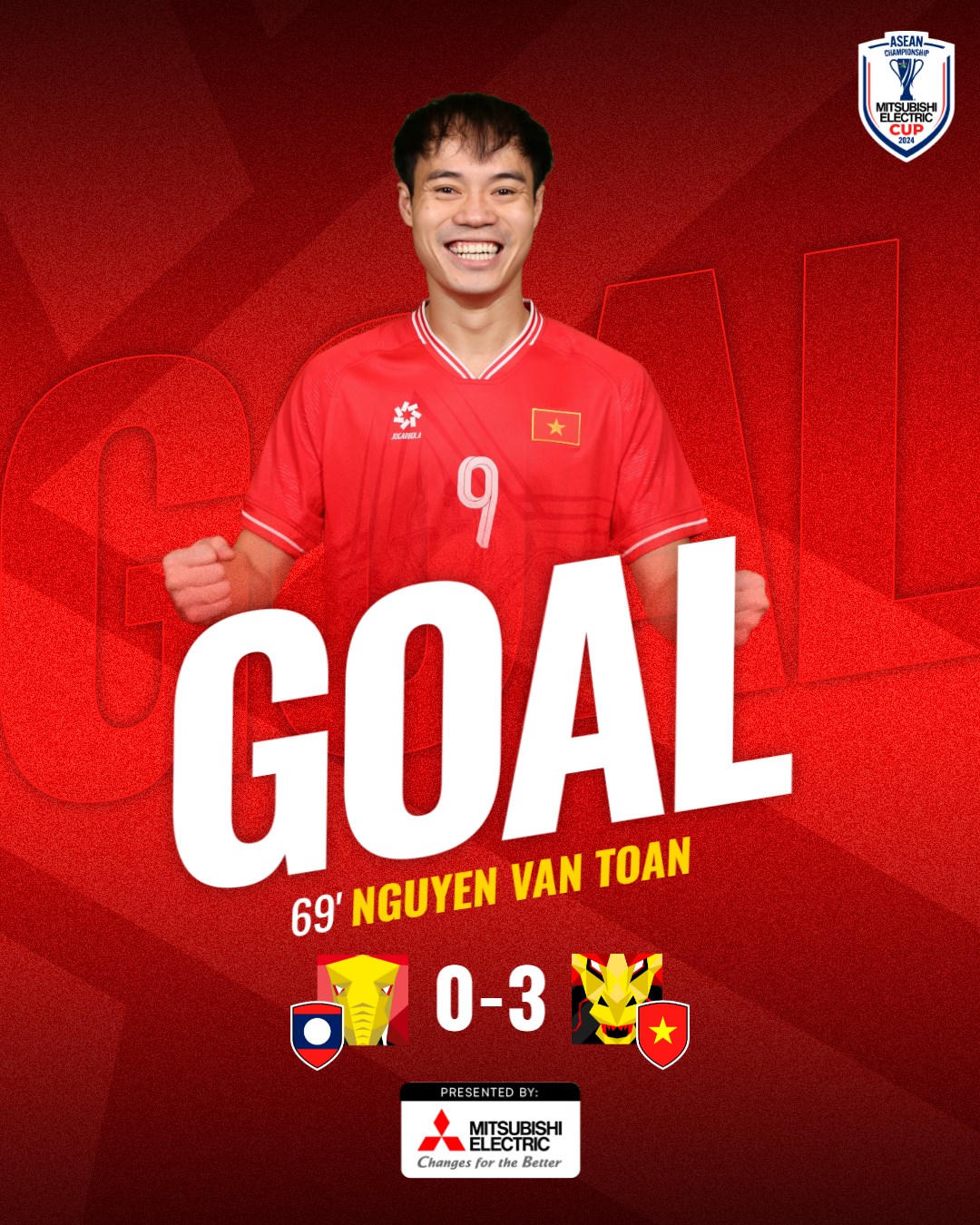 Đội tuyển Việt Nam thắng đậm Lào