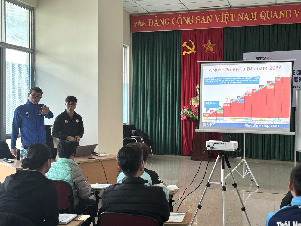 HLV Lê Huỳnh Đức là giảng viên chứng chỉ B của AFC