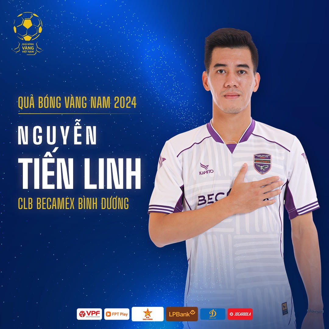 Tiến Linh lần đầu tiên đoạt Quả bóng vàng