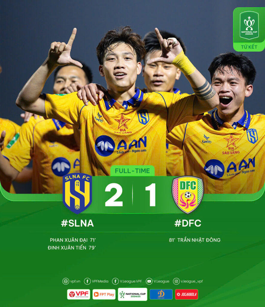 Cặp đấu Bán kết Cúp Quốc gia đầu tiên