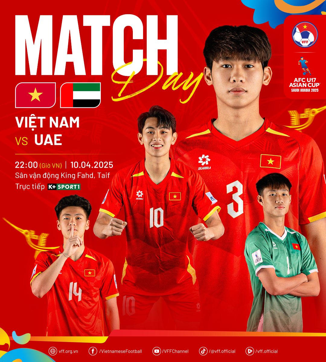 Phải thắng U17 UAE