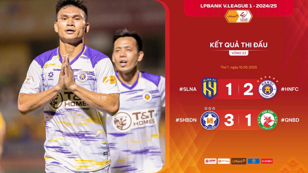 CLB SHB Đà Nẵng thoát hiểm, Sông Lam rơi lệ