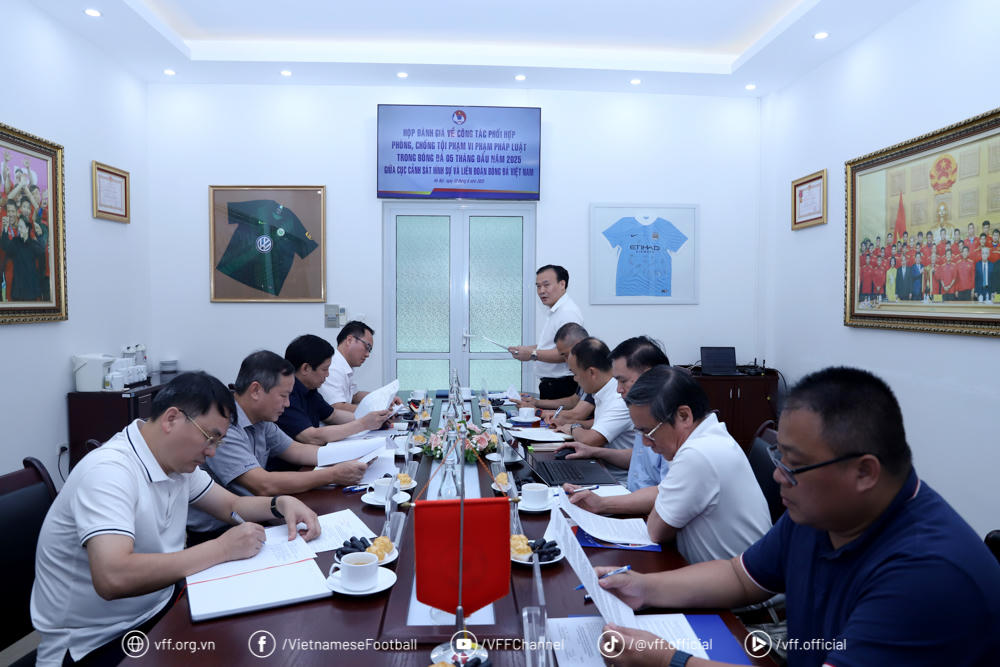 VFF và Cục Cảnh sát hình sự tăng cường các biện pháp đảm bảo an ninh trong bóng đá