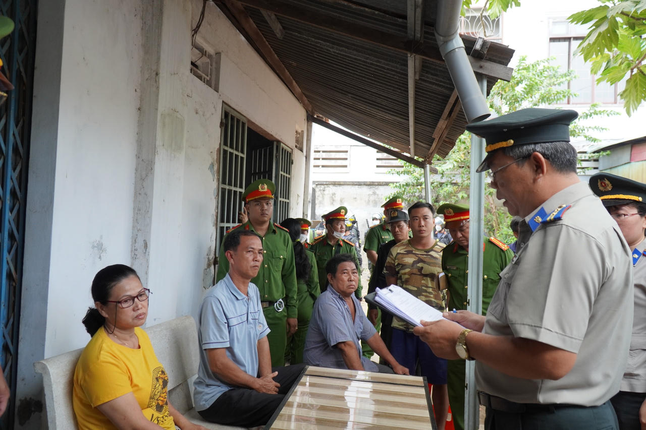 Tiền Giang: Thực hiện cưỡng chế chuyển giao quyền sử dụng đất