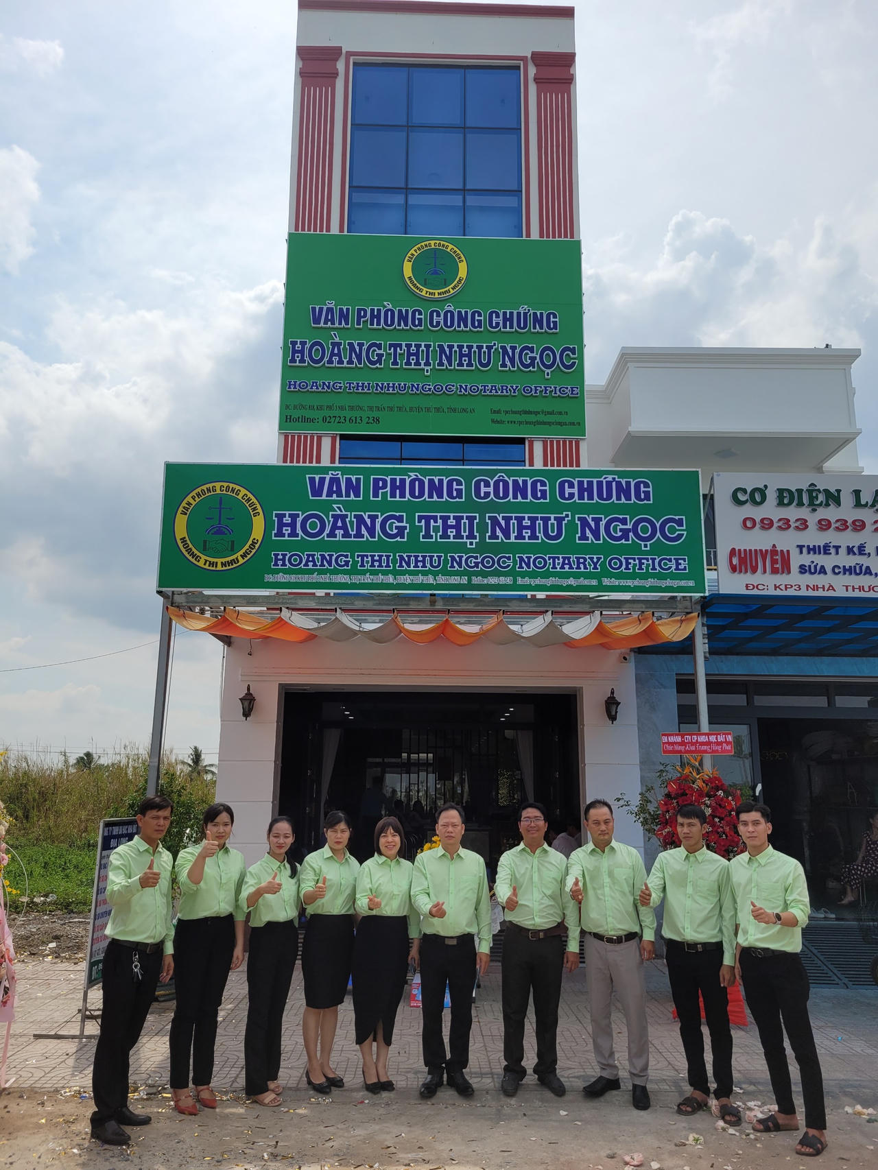 Long An: Khai trương Văn phòng công chứng Hoàng Thị Như Ngọc tại huyện Thủ Thừa