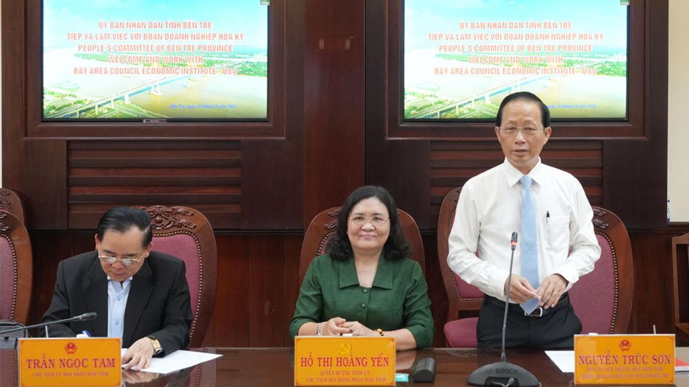 Doanh nghiệp Hoa Kỳ ấn tượng với chiến lược phát triển kinh tế biển của Bến Tre 