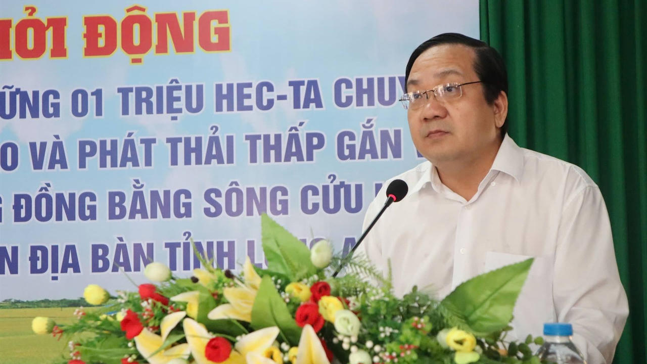 Long An: Định hướng hình thành một triệu héc-ta chuyên canh lúa chất lượng cao 