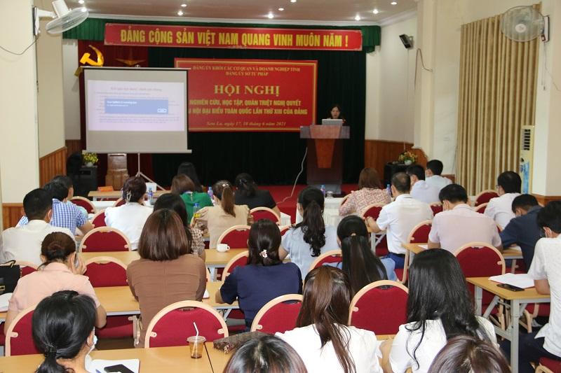 Sở Tư pháp Sơn La quán triệt Nghị quyết Đại hội XIII của Đảng