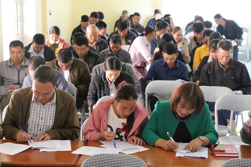 Sơn La: Tập huấn pháp luật trợ giáp pháp lý cho trưởng bản và người uy tín