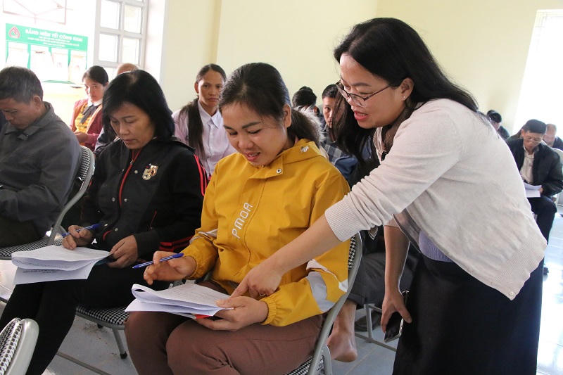 Sơn La: Tập huấn pháp luật trợ giáp pháp lý cho trưởng bản và người uy tín