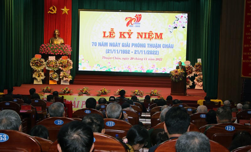 Kỷ niệm 70 năm Ngày giải phóng huyện Thuận Châu