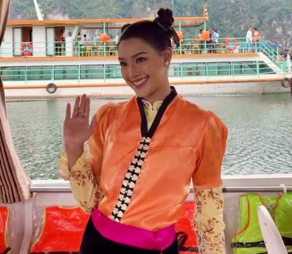Hình ảnh đẹp Hoa hậu Du lịch thế giới trải nghiệm tại Quỳnh Nhai