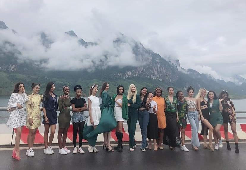 Hình ảnh đẹp Hoa hậu Du lịch thế giới trải nghiệm tại Quỳnh Nhai