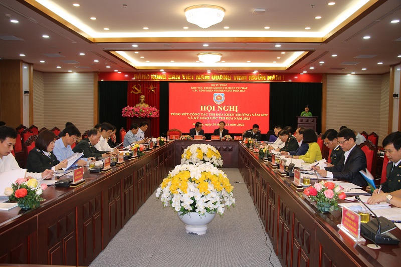 Khối cơ quan Tư pháp các tỉnh miền núi biên giới phía Bắc tổng kết công tác thi đua