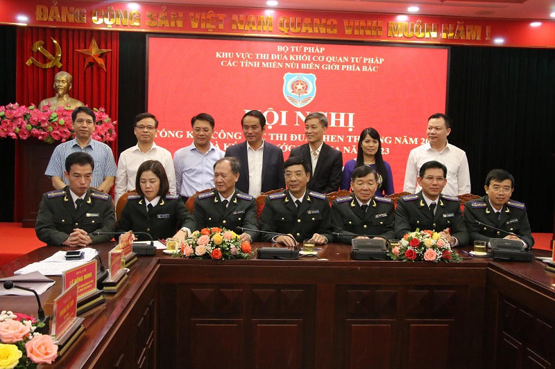 Khối cơ quan Tư pháp các tỉnh miền núi biên giới phía Bắc tổng kết công tác thi đua