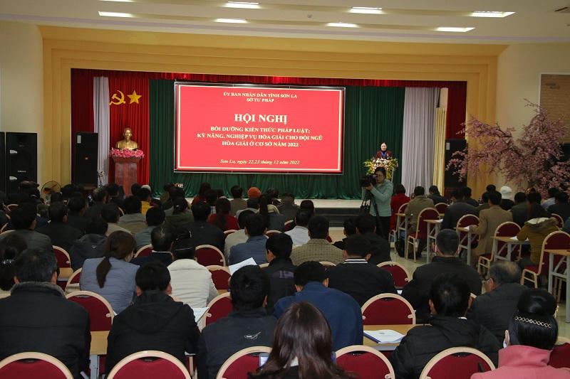 Sơn La: Bồi dưỡng kiến thức pháp luật cho hoà giải viên cơ sở