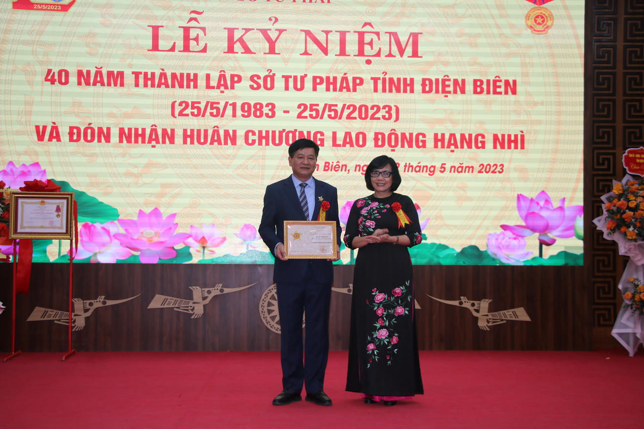 Kỷ niệm 40 năm Ngày thành lập Sở Tư pháp Điện Biên