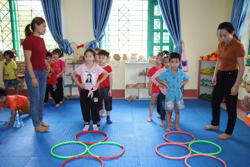 Nỗ lực nâng cao chất lượng chăm sóc giáo dục trẻ