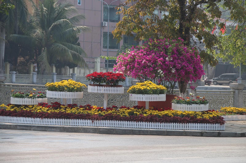 Hình ảnh thành phố Điện Biên Phủ trước ngày hội lớn