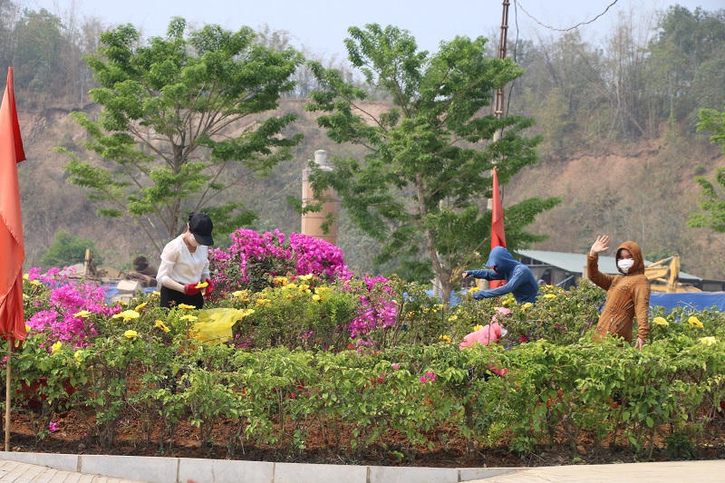 Hình ảnh thành phố Điện Biên Phủ trước ngày hội lớn