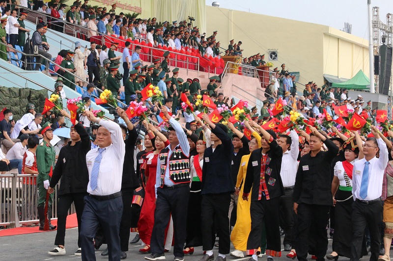 Hình ảnh buổi sơ duyệt Chương trình Kỷ niệm 70 năm Chiến thắng Điện Biên Phủ