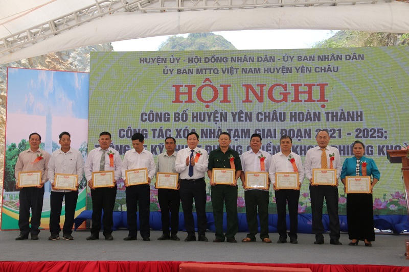 Huyện miền núi Yên Châu (Sơn La) hoàn thành xóa nhà tạm