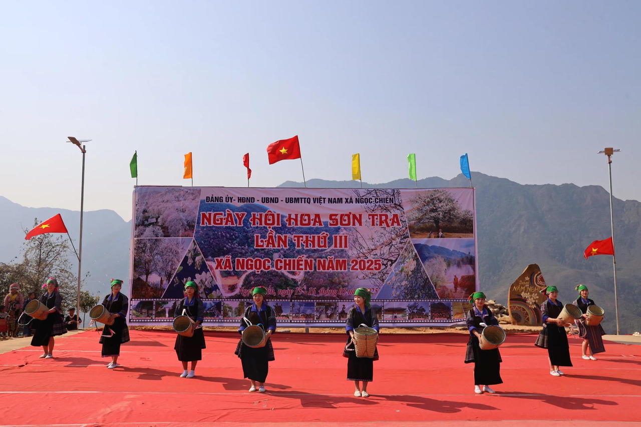 Ngắm mùa hoa sơn tra khoe sắc ở Ngọc Chiến