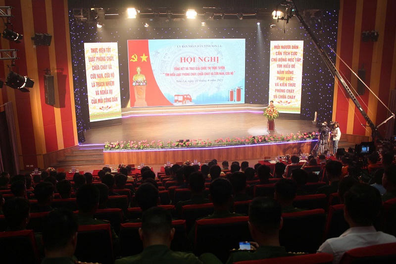 Sơn La: Trao giải thi tìm hiểu Luật Phòng cháy, chữa cháy và cứu nạn cứu hộ