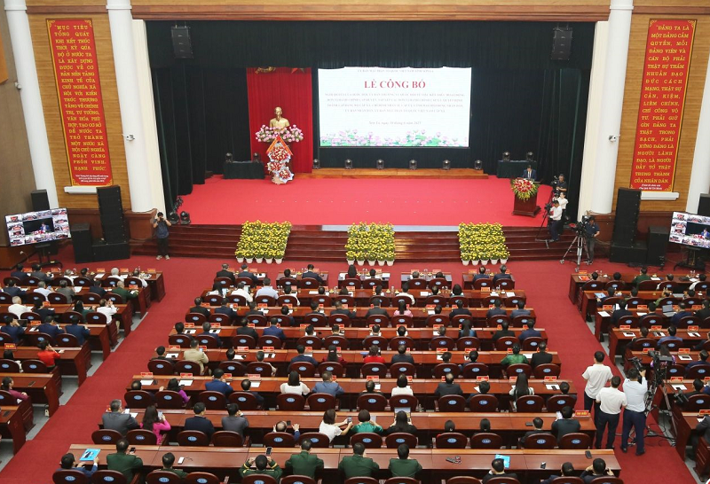 Sơn La công bố chính quyền địa phương 2 cấp